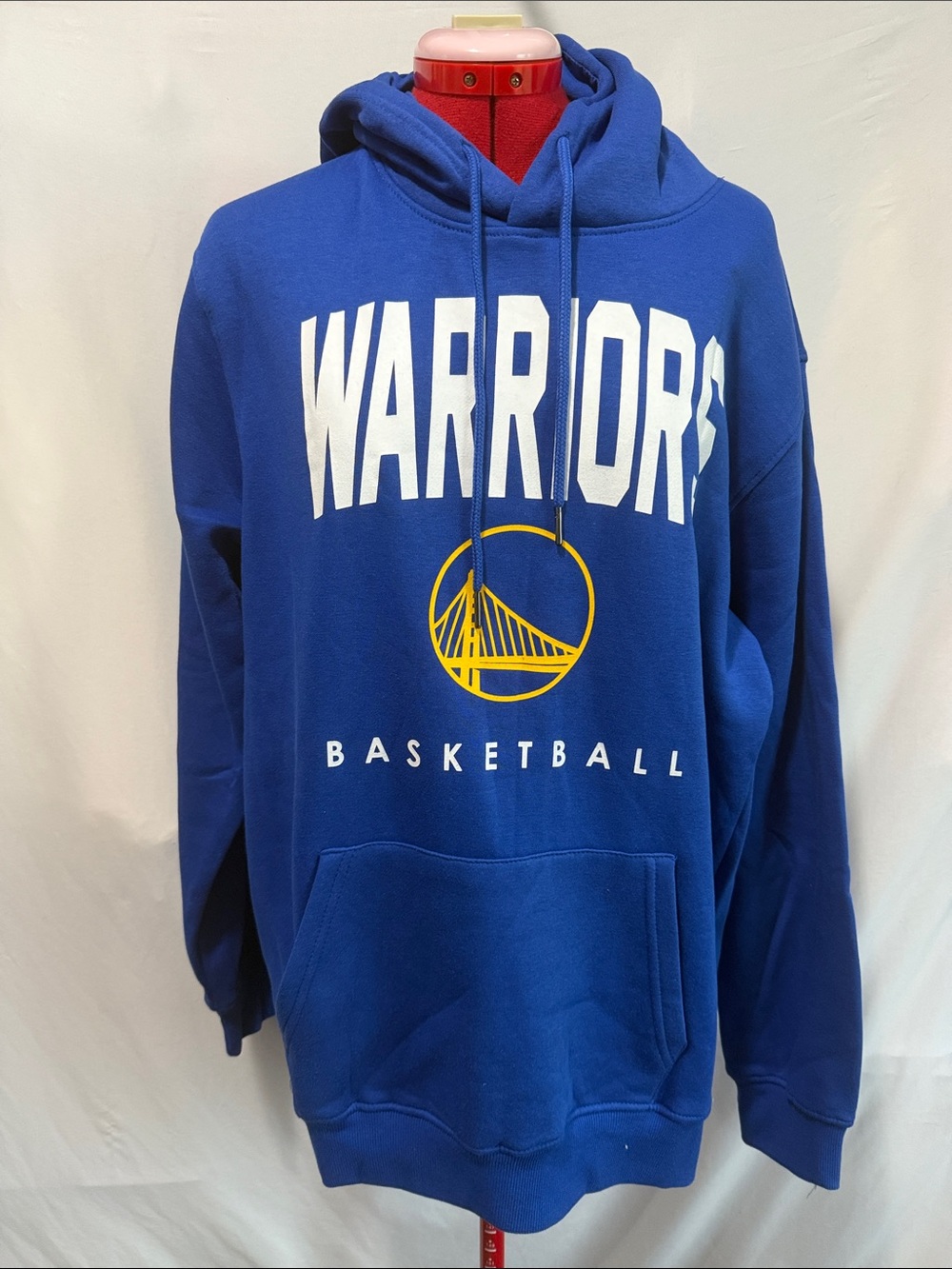 Warriors Blue Crewneck Hoodie - Men's Basketball Pullover